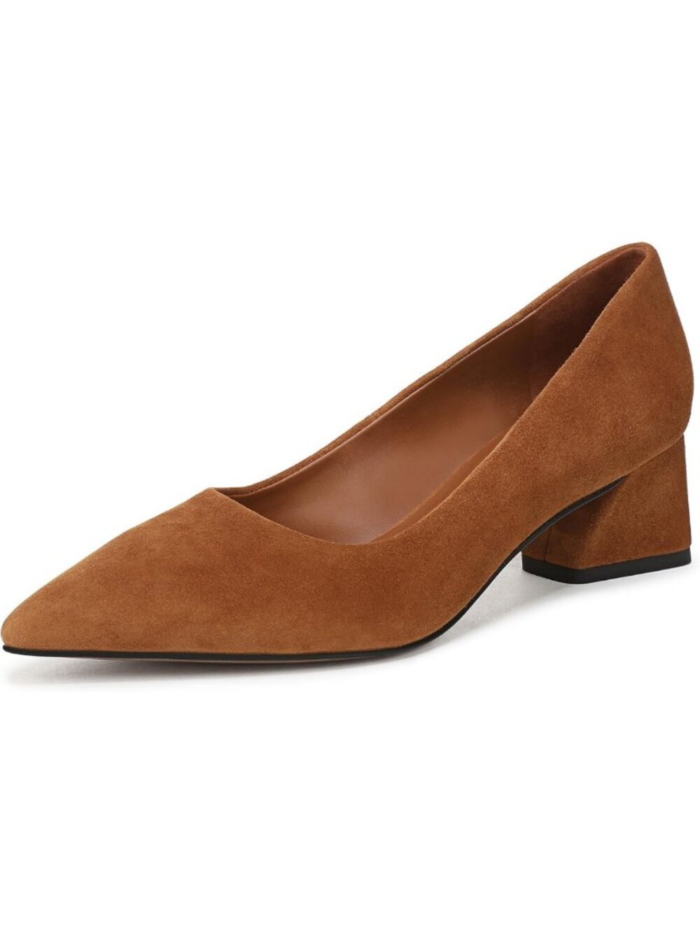 Chic Women's Pointed Toe Block Heel Pumps - Stylish & Comfortable Footwear